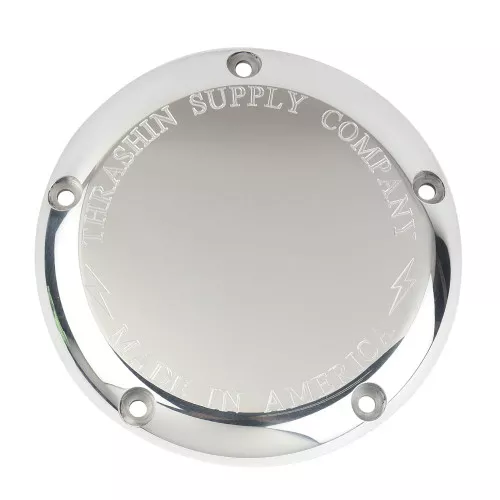 Thrashin Supply Classic Derby Cover for 1999-2018 Harley Big Twin - Polished