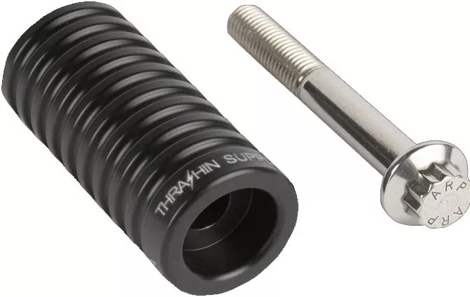 Thrashin Supply Co Black TSC Shifter Peg Universal 5/16-24 Thread TSC-2100-1