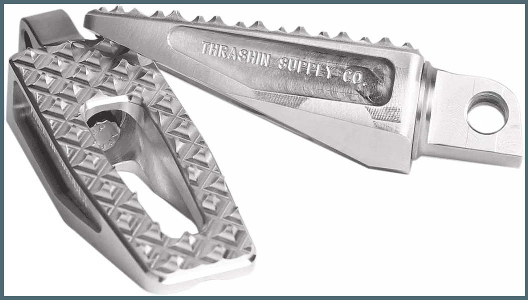 Thrashin Supply P-54 Slim Footpegs - 1.375" for Harley Davidson Models