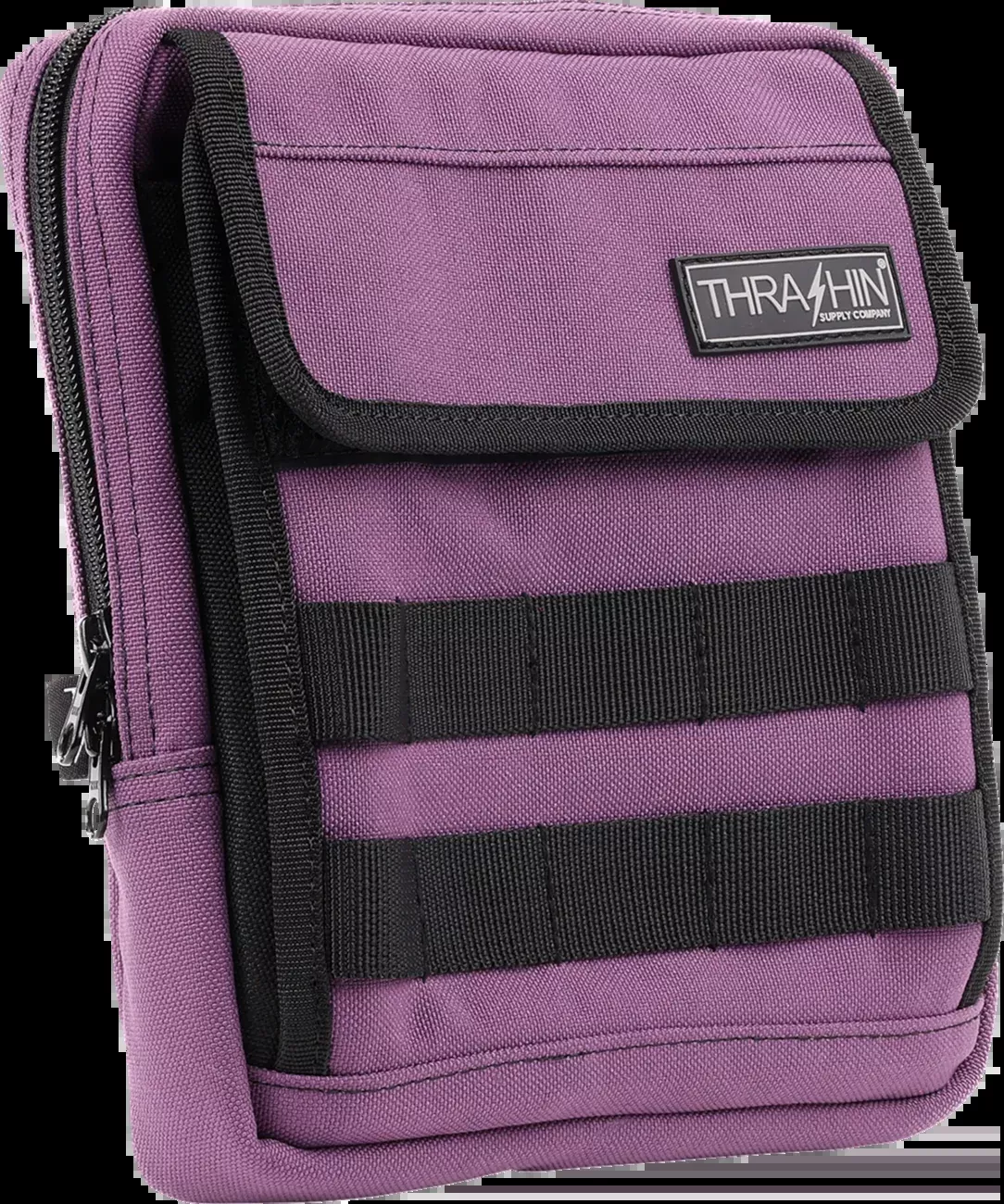 Thrashin Supply Purple Motorcycle Handlebar Storage Bag Slim for Harley THB-0033