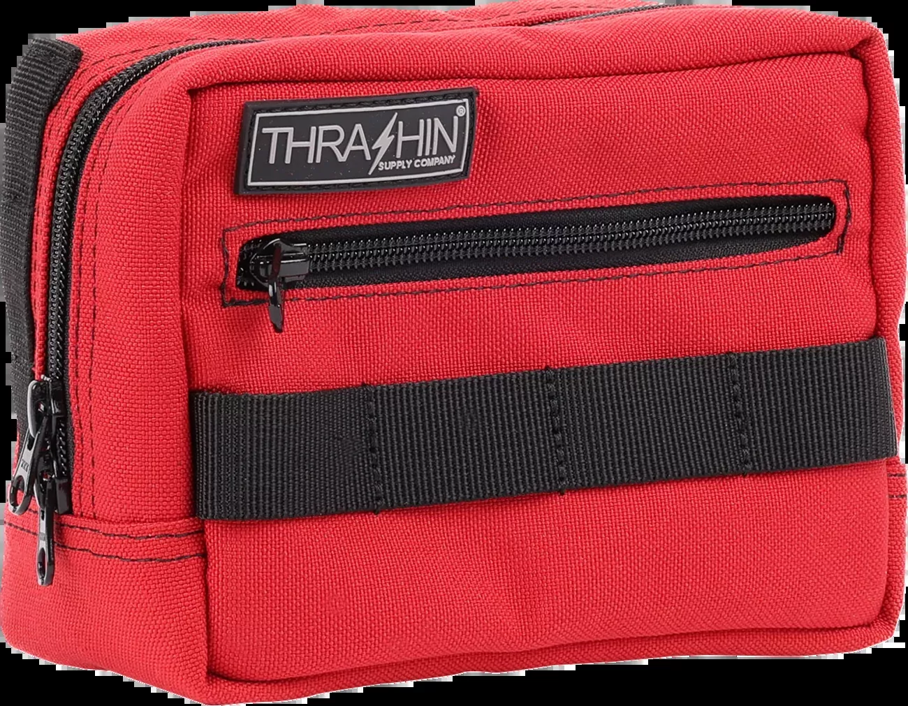 Thrashin Supply Red Motorcycle Handlebar Storage Bag Harley Davidson THB-0015