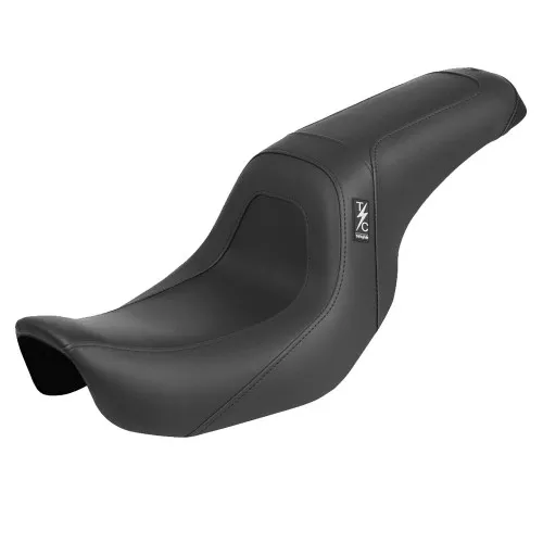 Thrashin x Saddlemen Step Up Smooth Seat for 2006-2017 Harley Dyna - Black