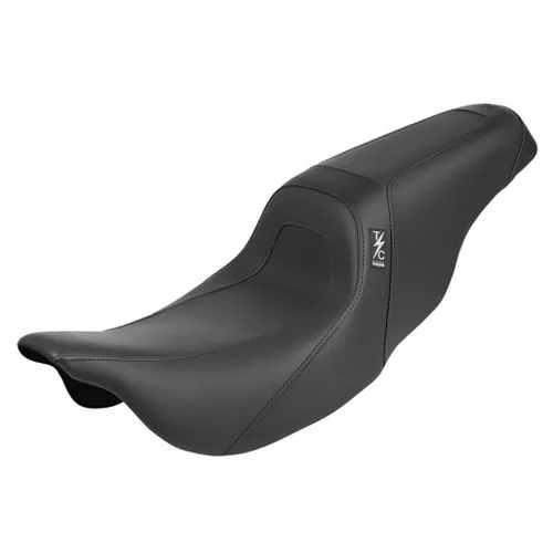 Thrashin x Saddlemen Step Up Smooth Seat for 2008-2023 Harley Touring - Black