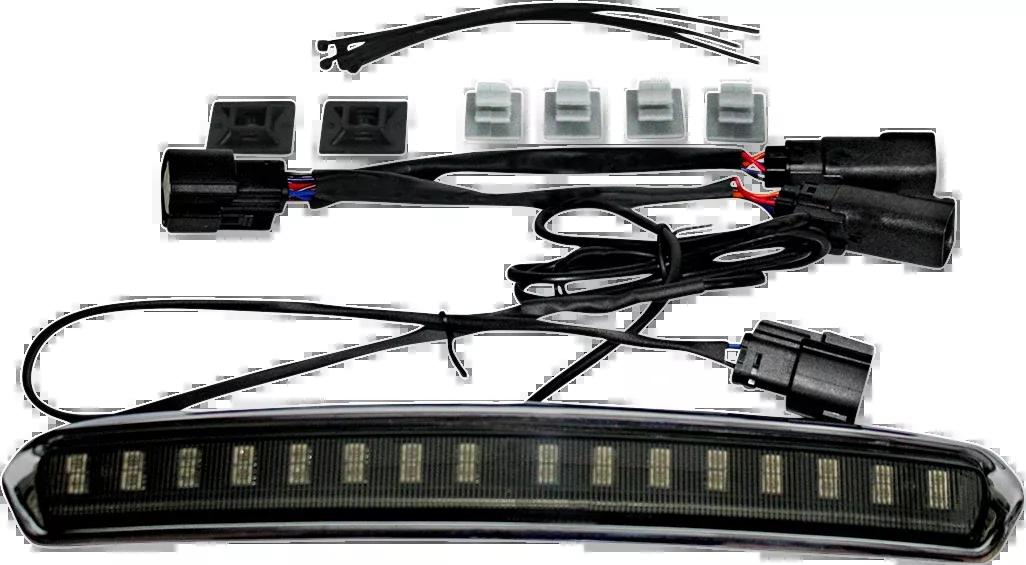 Tour Pack Lid Light - Chrome/Smoke