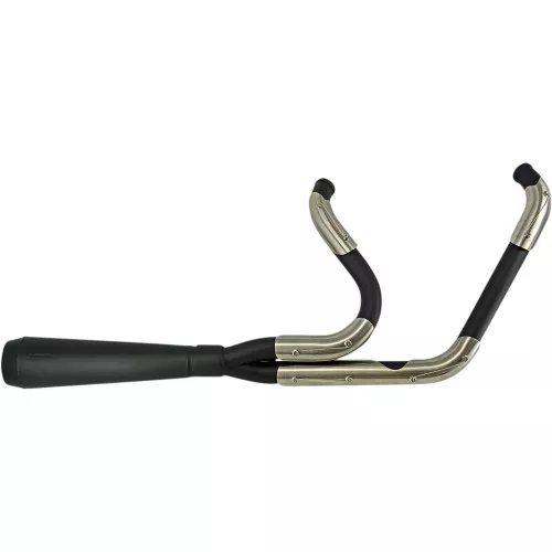 Trask Assault 2-1 Exhaust System for 2007-2017 Harley Softail - Black