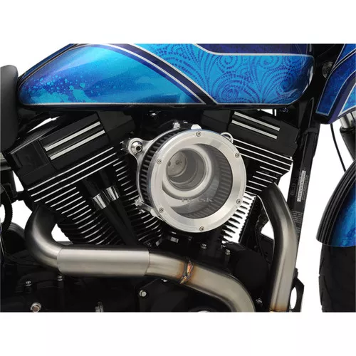 Trask Assault Charge High-Flow Air Cleaner for 1999-2017 Harley Twin Cam Cable Throttle - Reverse Cut