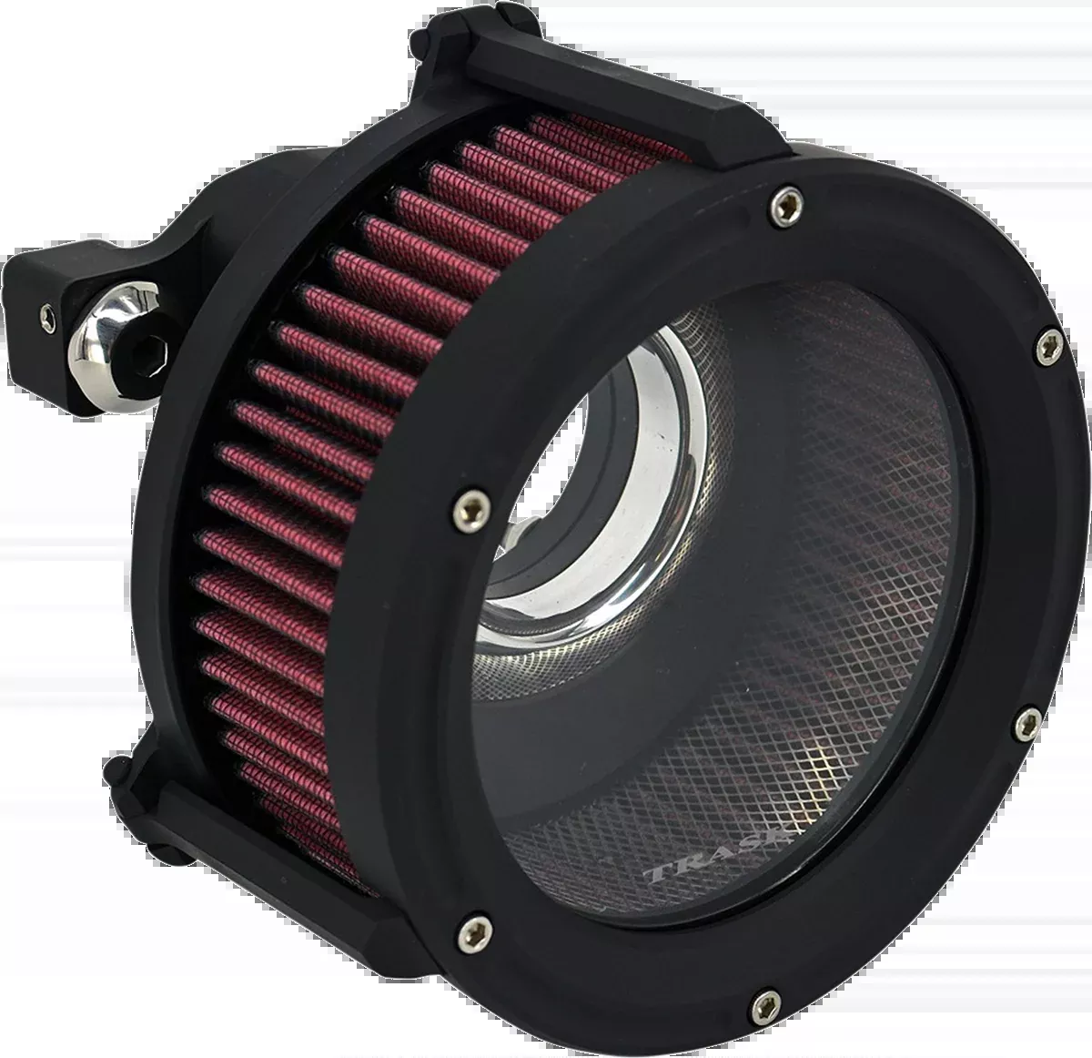 Trask Assault Charge High-Flow Air Cleaner - Flat Black - Gen 2 M8 - TM-1025BK