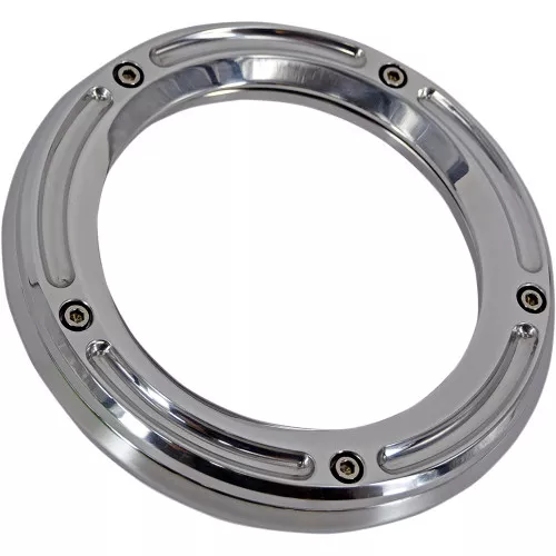 Trask Assault Derby Cover for 1999-2018 Harley - Chrome