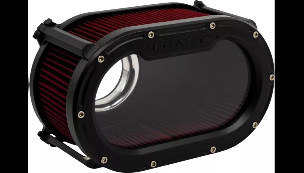 Trask Big Papi High Flow Air Cleaner - Flat Black - Gen 1 M8 - TM-1033BK