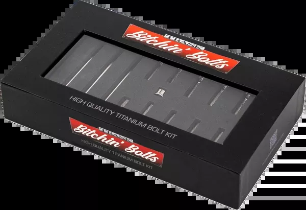 Trask Bitchin’ Bolts Hardware Kit – Titanium – M8 – Primary Cover