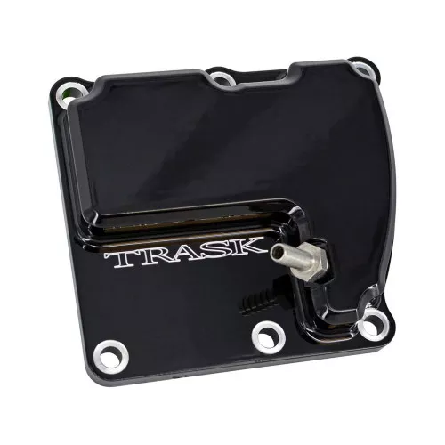 Trask Vented Transmission Top Cover for 2017-2026 Harley M8 - Gloss Black