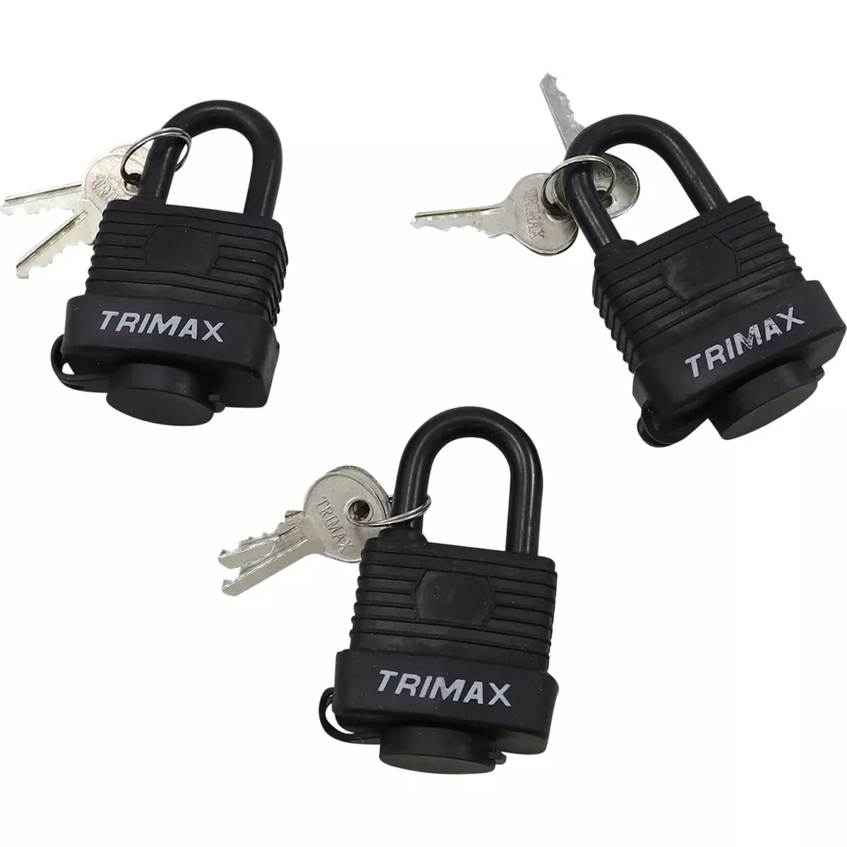 TRIMAX 4010-0002 TPW3125 Weatherproof Padlock Same Key Lock