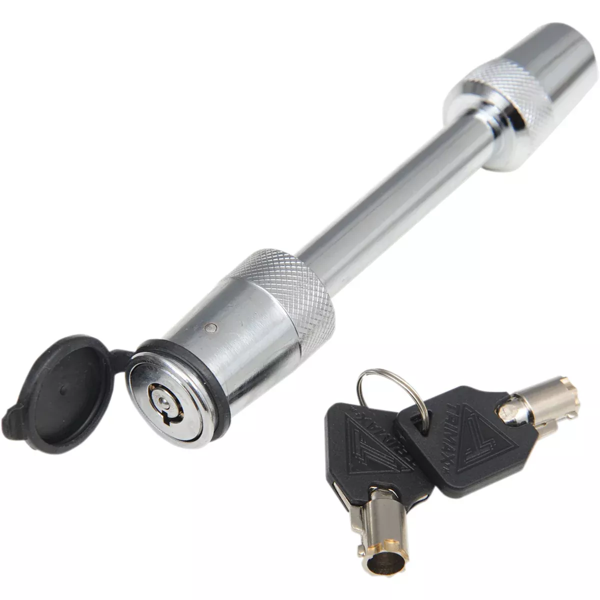 TRIMAX 4010-0030 T2 Machined Hardened Steel Locking Pin Receiver Lock – With Key – 1/2″ – Chrome