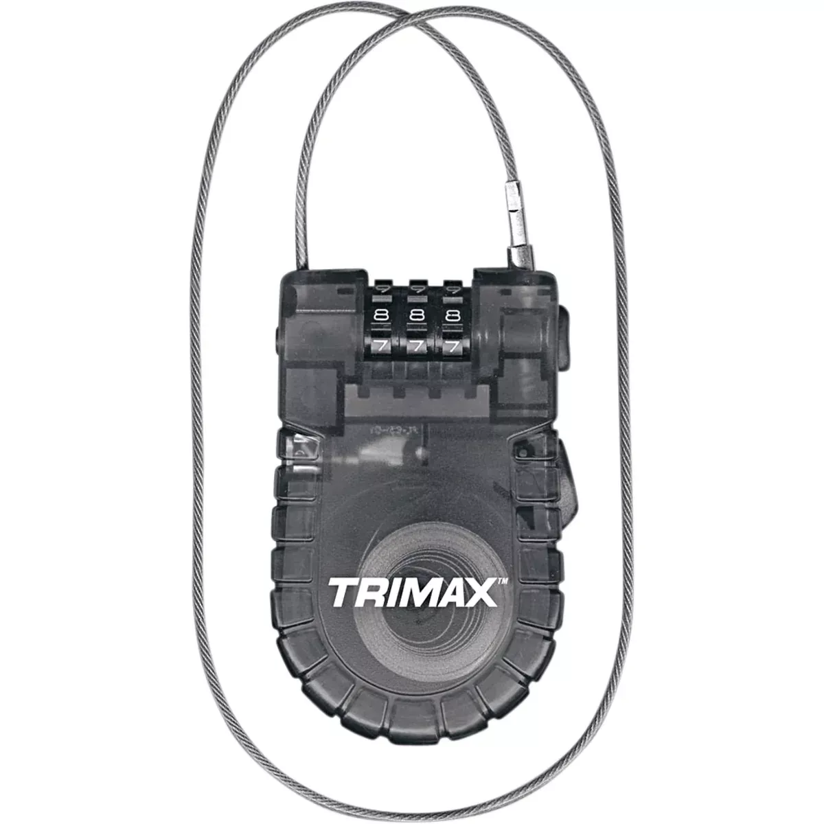 Trimax Retractable Cable Combination Lock Retractable - T33RC