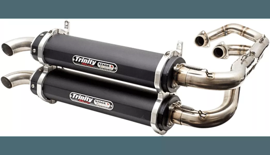 Trinity Racing Stage 5 Exhaust System for '16-18 Polaris General 1000 EPS 4x4 and RZR S 1000 EPS 4x4