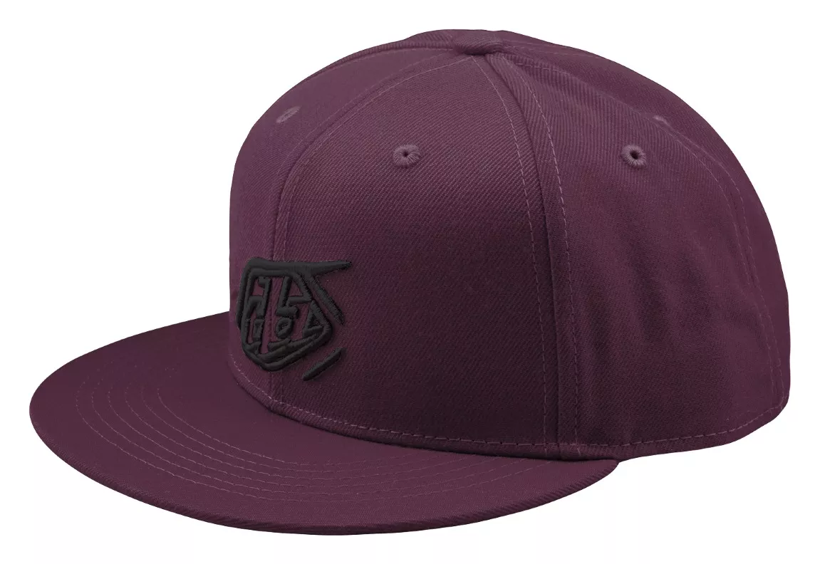 Troy Lee Badge Flat Bill Snapback Hat