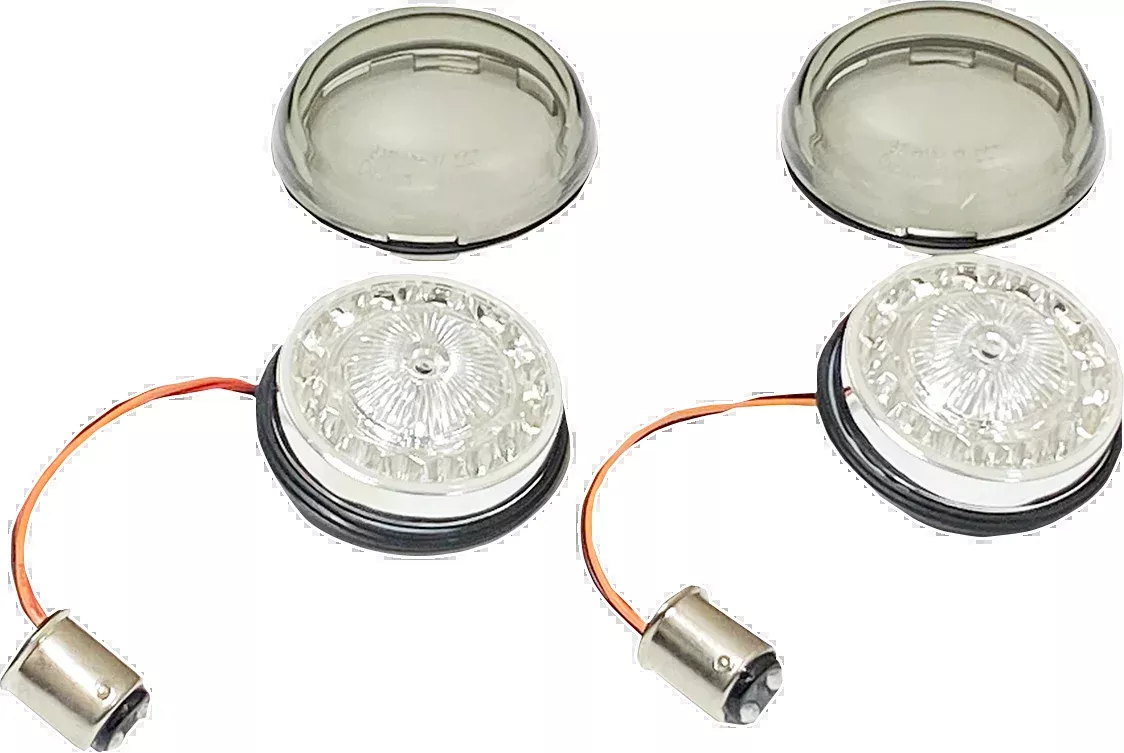 Turn Signal Insert - Red/Smoke