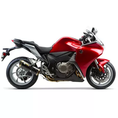 Two Brothers Honda VFR1200F 10-15 M-2 Black Series Slip-On Exhaust