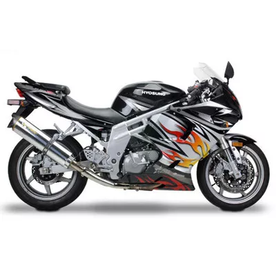 Two Brothers Hyosung GT650R/S 07-13 M-2 Silver Series Flange-On Exhaust