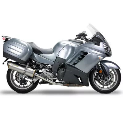 Two Brothers Kawasaki Concours 08-15 M-5 Black Series Slip-On Exhaust