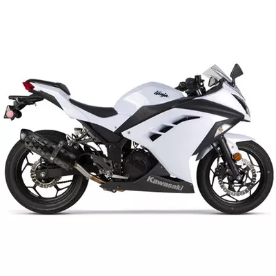Two Brothers Kawasaki Ninja 300 13-17 M-2 Black Series Slip-On Exhaust