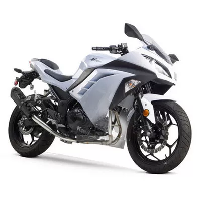 Two Brothers Kawasaki Ninja 300 13-17 M-2 Silver Series Full Exhaust System