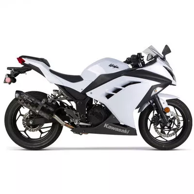 Two Brothers Kawasaki Ninja 300 13-17 M-2 Silver Series Slip-On Exhaust