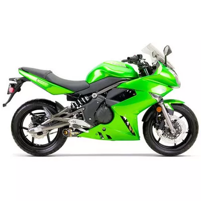 Two Brothers Kawasaki Ninja 650R 06-11 M-2 Silver Series Slip-On Exhaust