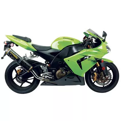 Two Brothers Kawasaki ZX-10R 04-05 M-2 Black Series Slip-On Exhaust
