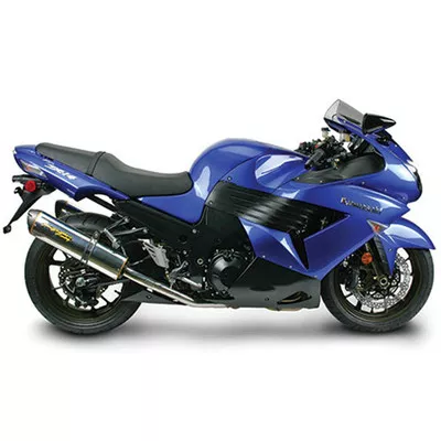 Two Brothers Kawasaki ZX-14R 06-07 M-2 Dual Black Series Slip-On Exhaust