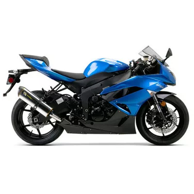 Two Brothers Kawasaki ZX-6R 09-26 M-2 V-2 Black Series Slip-On Exhaust