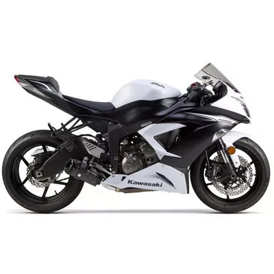 Two Brothers Kawasaki ZX-6R 13-26 M-2 Silver Series Slip-On Exhaust w/Fender Elim