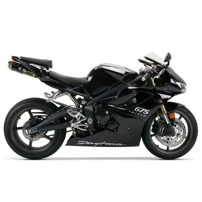Two Brothers Triumph Daytona 675 06-12 M-2 Black Series Slip-On Exhaust