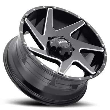 Ultra Wheel 206-2273BM44 Vortex Gloss Black Wheel 22x12" 5x5" -44mm Offset