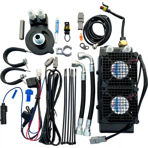 UltraCool Naked Oil Cooler Kit for 2017-2023 Harley Touring and Softail