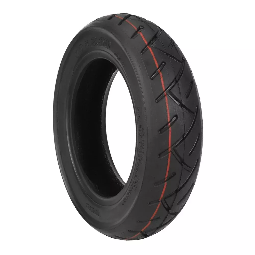 Universal Parts 10x2.5 Tire with Tube - Angled Valve 90°