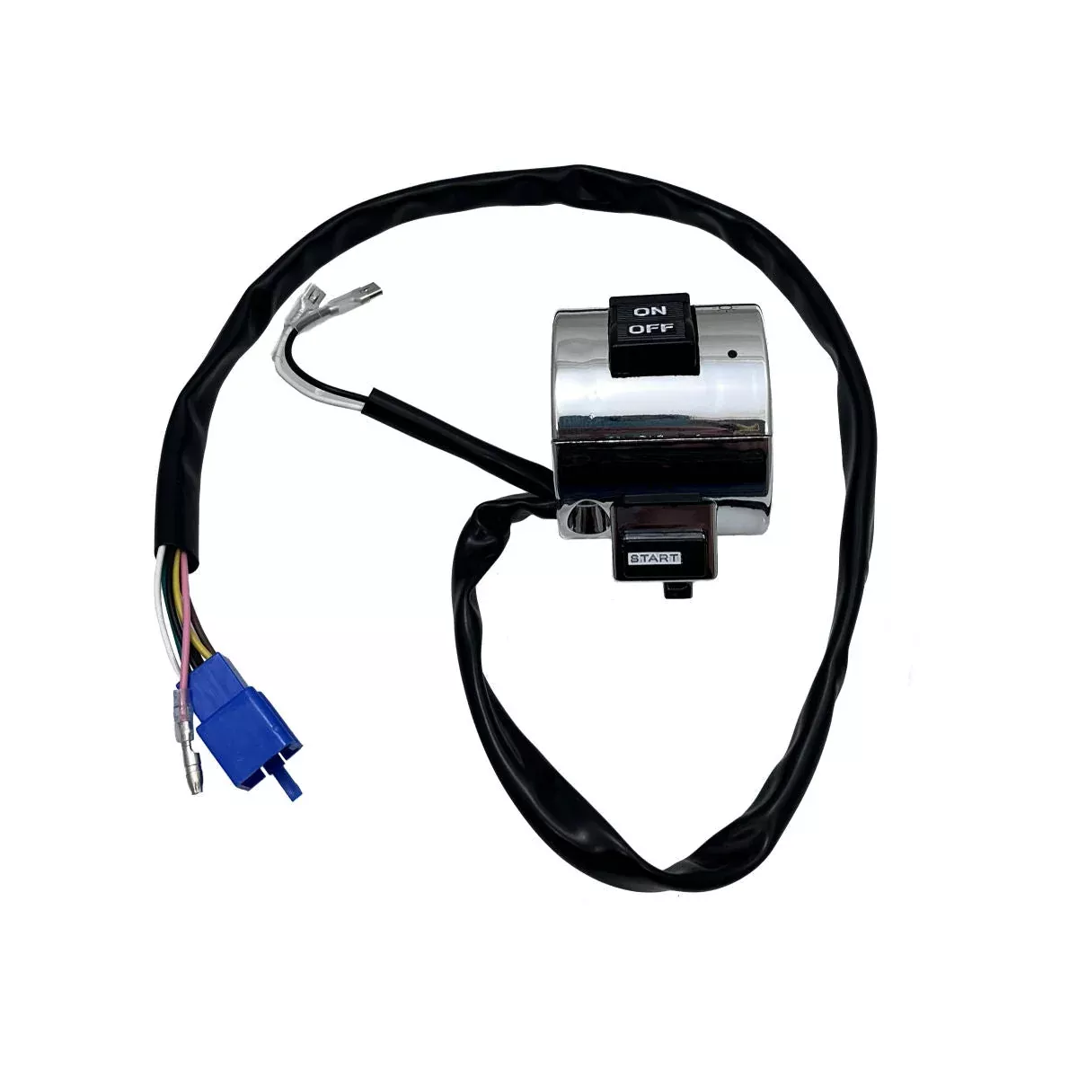 Universal Parts Right Handlebar Kill/Start Switch – Chrome