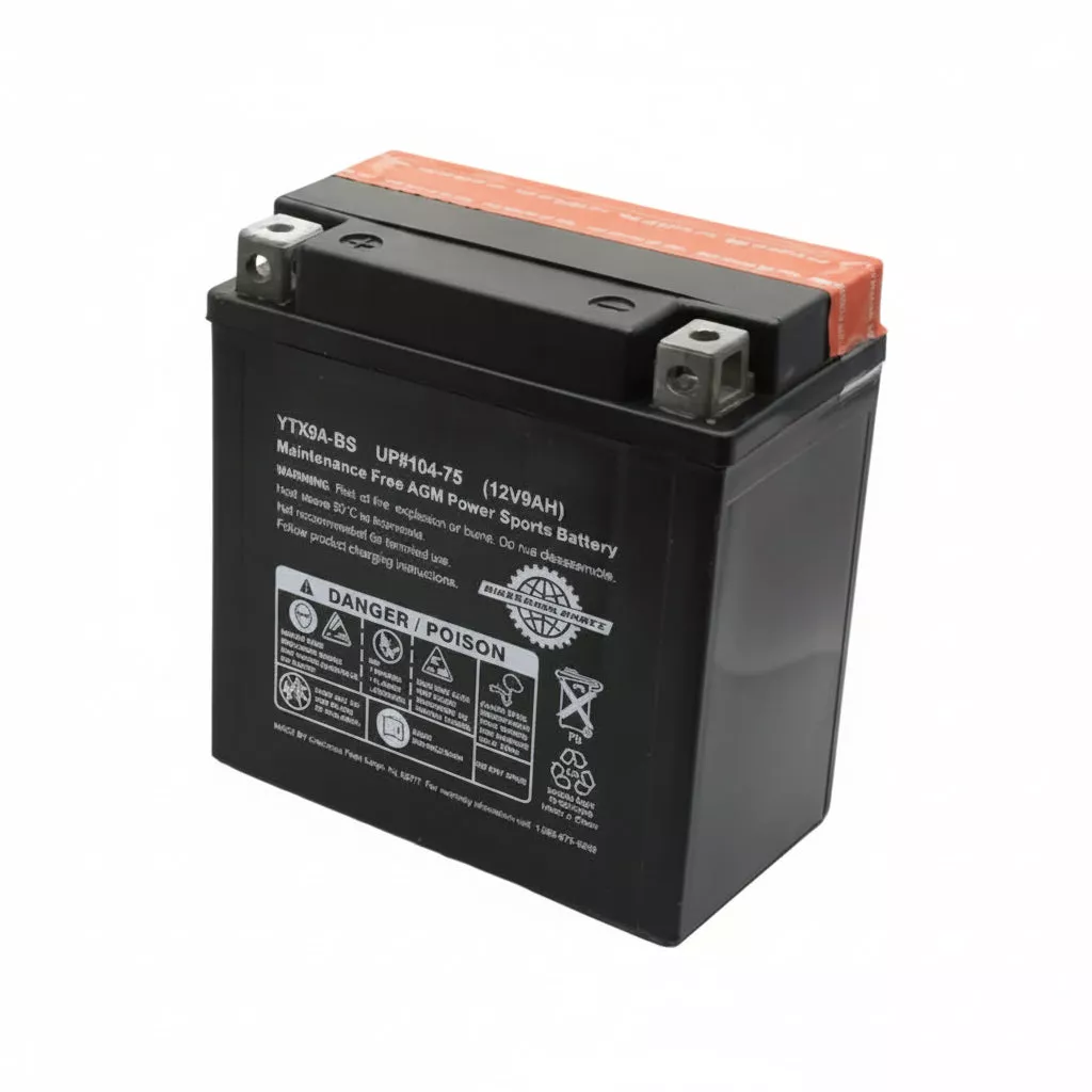 Universal Parts YTX9A-BS 12V 9AH AGM Battery