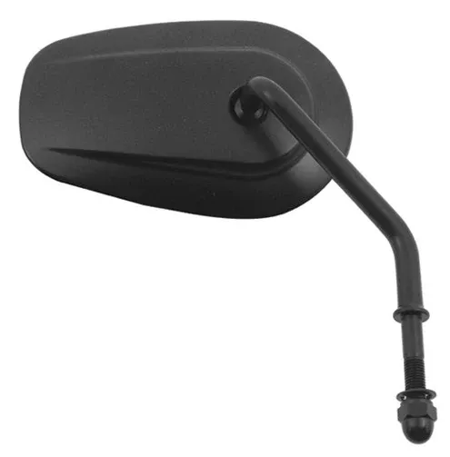 V-Factor 47044 Black Tapered Right Short Stem Mirror 65-Up Harley Repl 91982-03B