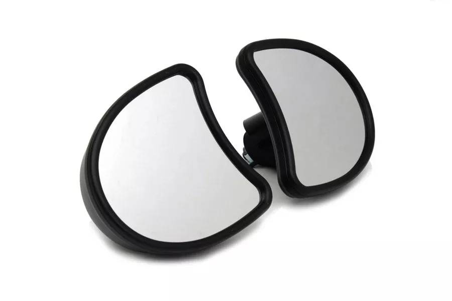 V-Twin 34-0056 Black Fairing Mount ABS Side Motorcycle Mirrors 14-19 Harley FLT