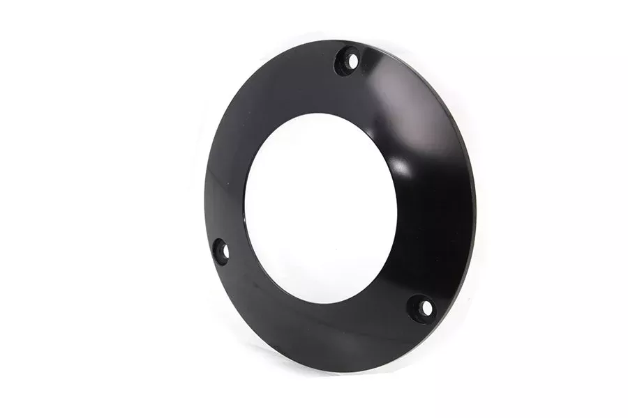 V-Twin 42-0239 Black 3-Hole C-Thru Clear Derby Cover Harley Shovelhead Evo