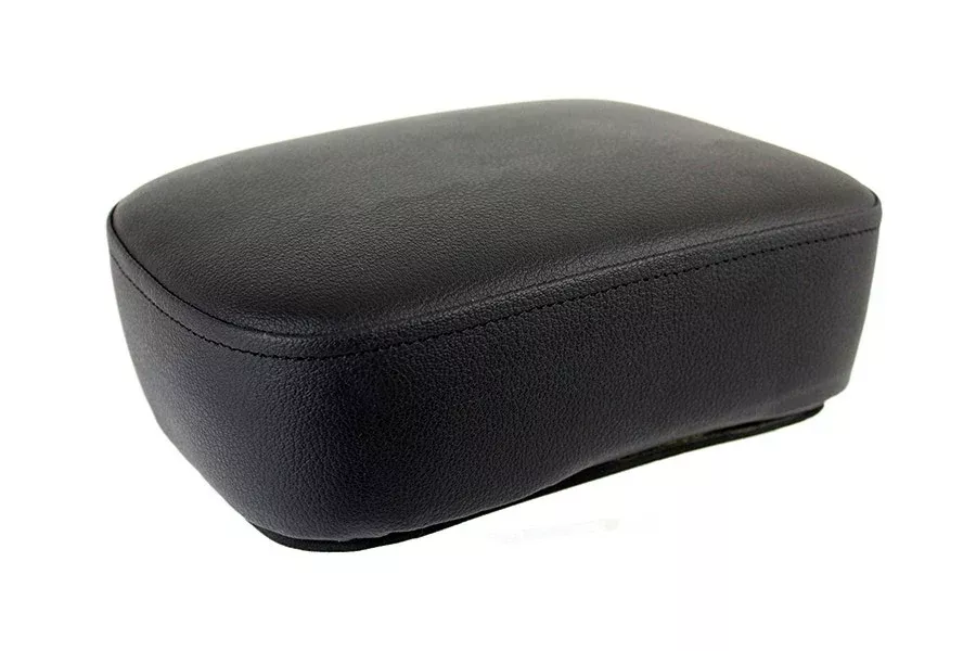 V-Twin 47-0347 Black Plain Lick n Stick Fender Pillion Pad Black Vinyl Universal