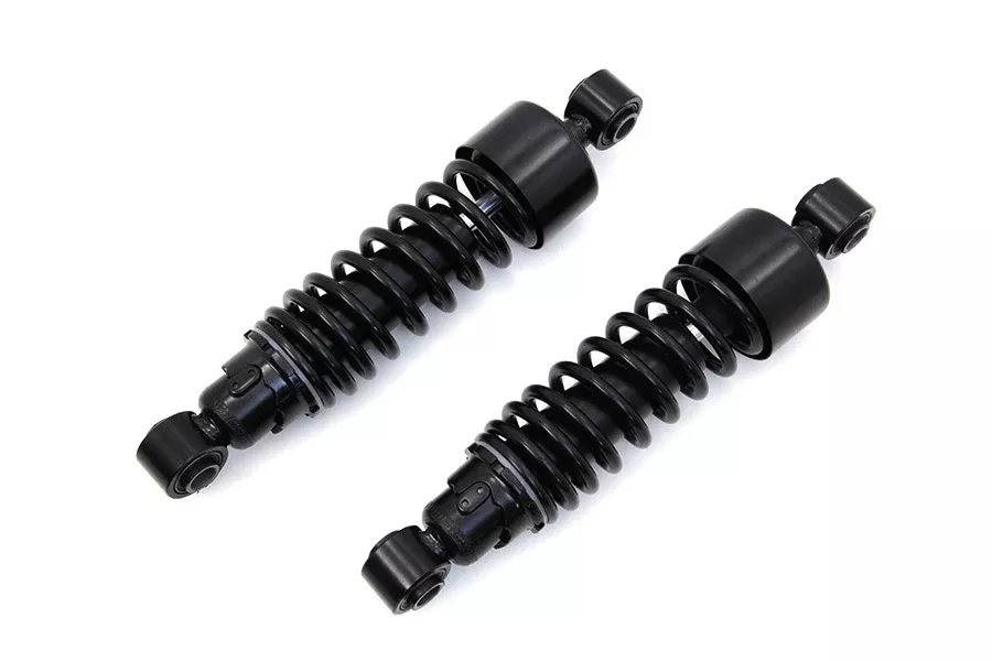 V-Twin 54-0192 Gloss Black 2-1/4" Lowering Shocks Set 06-18 Harley Sportster XL