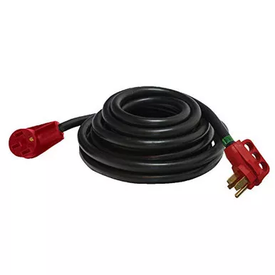 Valterra A10-5025EH Mighty Cord 50-Amp Extension Cord 25 ft. Red