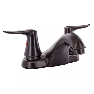 Valterra PF222506 Faucet 4" Deck Lavatory Rubbed Bronze 2-Lever Handle