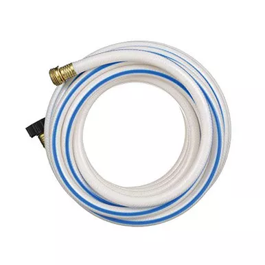 Valterra W01-5300 AquaFresh High Pressure Drinking Water Hose 1/2" x 25', White