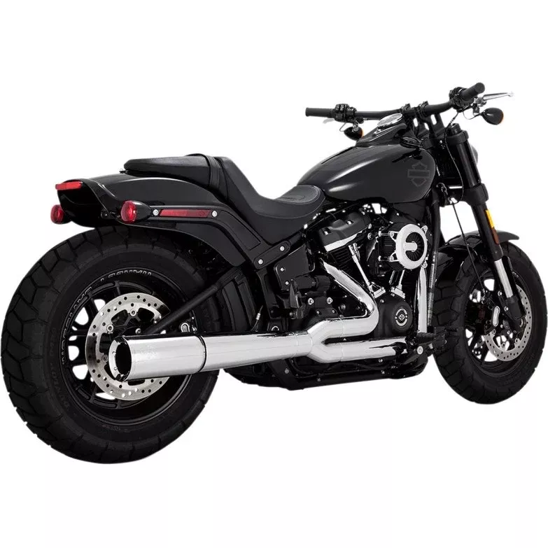 Vance & Hines 17387 Chrome Pro Pipe 2 into 1 Exhaust for Harley Softail 18-22