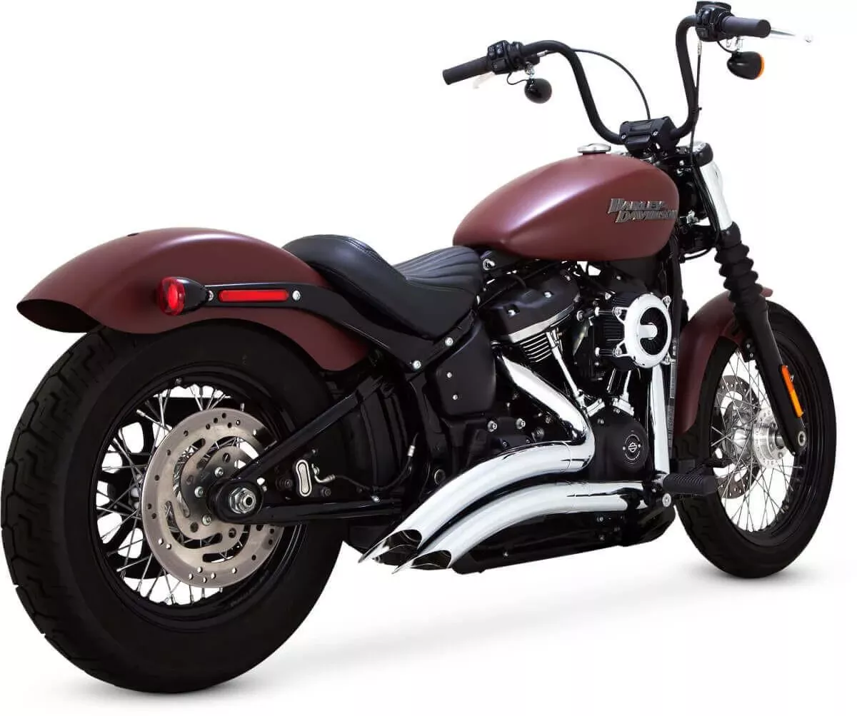 Vance & Hines Big Radius Exhaust for '18-Up Harley-Davidson Softail Models - Chrome (49-State Emissions Compliant)