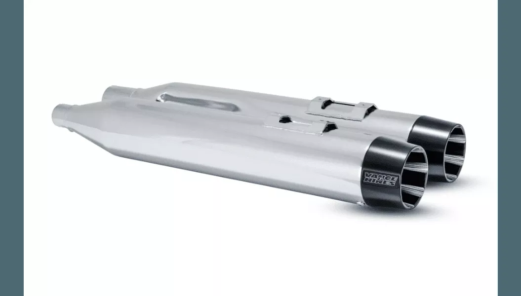 Vance & Hines Blackbird 450 Slip-On Mufflers for '17-Up Harley Davidson Touring Models - Chrome