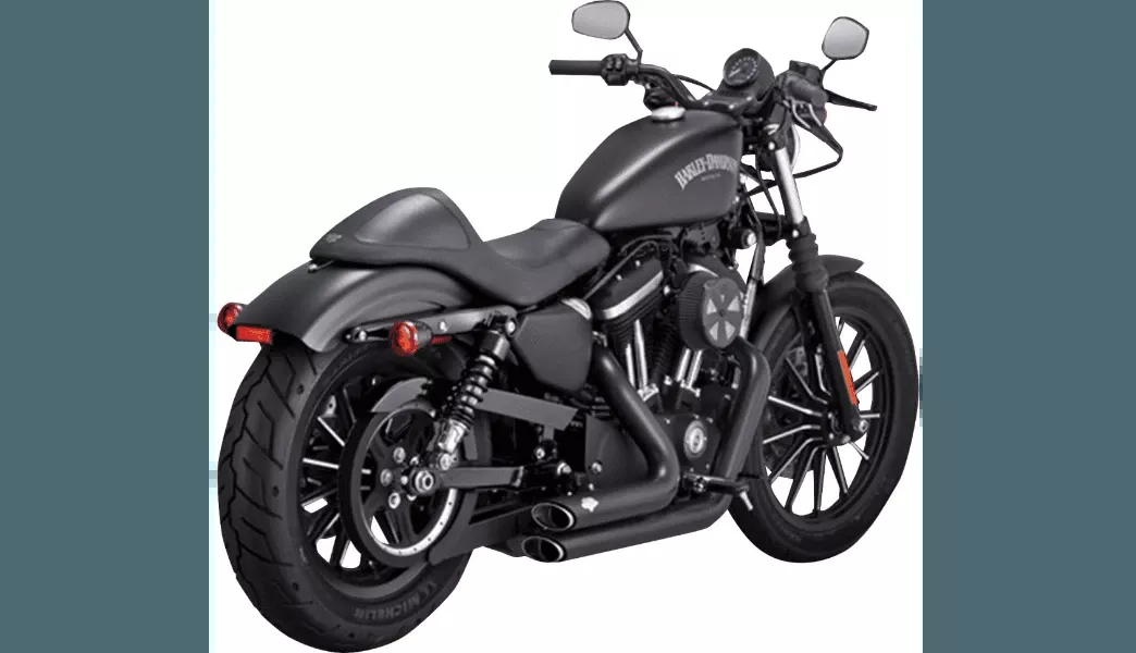 Vance & Hines Shortshots Staggered Exhaust System for '14-Up Harley Davidson XL Sportster Models (49-state emissions compliant) Black